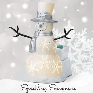 Sparking snowman warmer